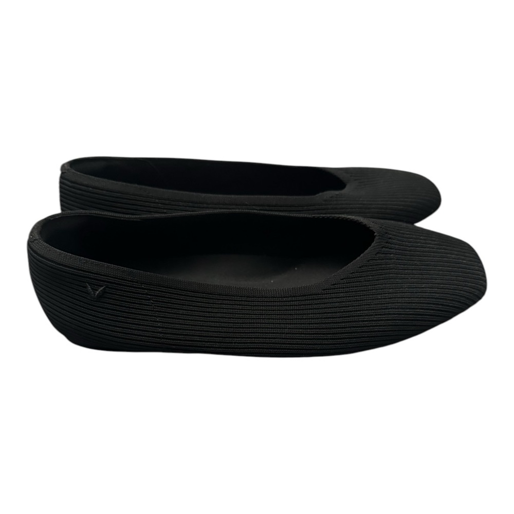 Vivaia Women's Margot 2.0 Square Toe Ballet Flats in Black US Size 11 Wide NWOT!
